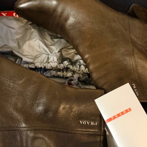 Prada Leather Boots - Picture 5 of 12